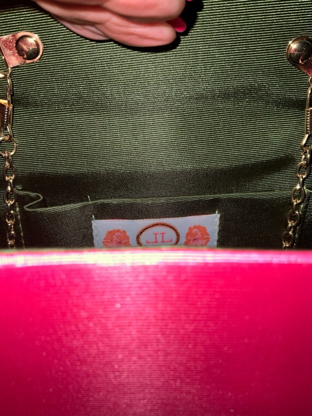 Structured Pink Mini Top-Handle Bag with Gold Accent - Picture 2 of 2